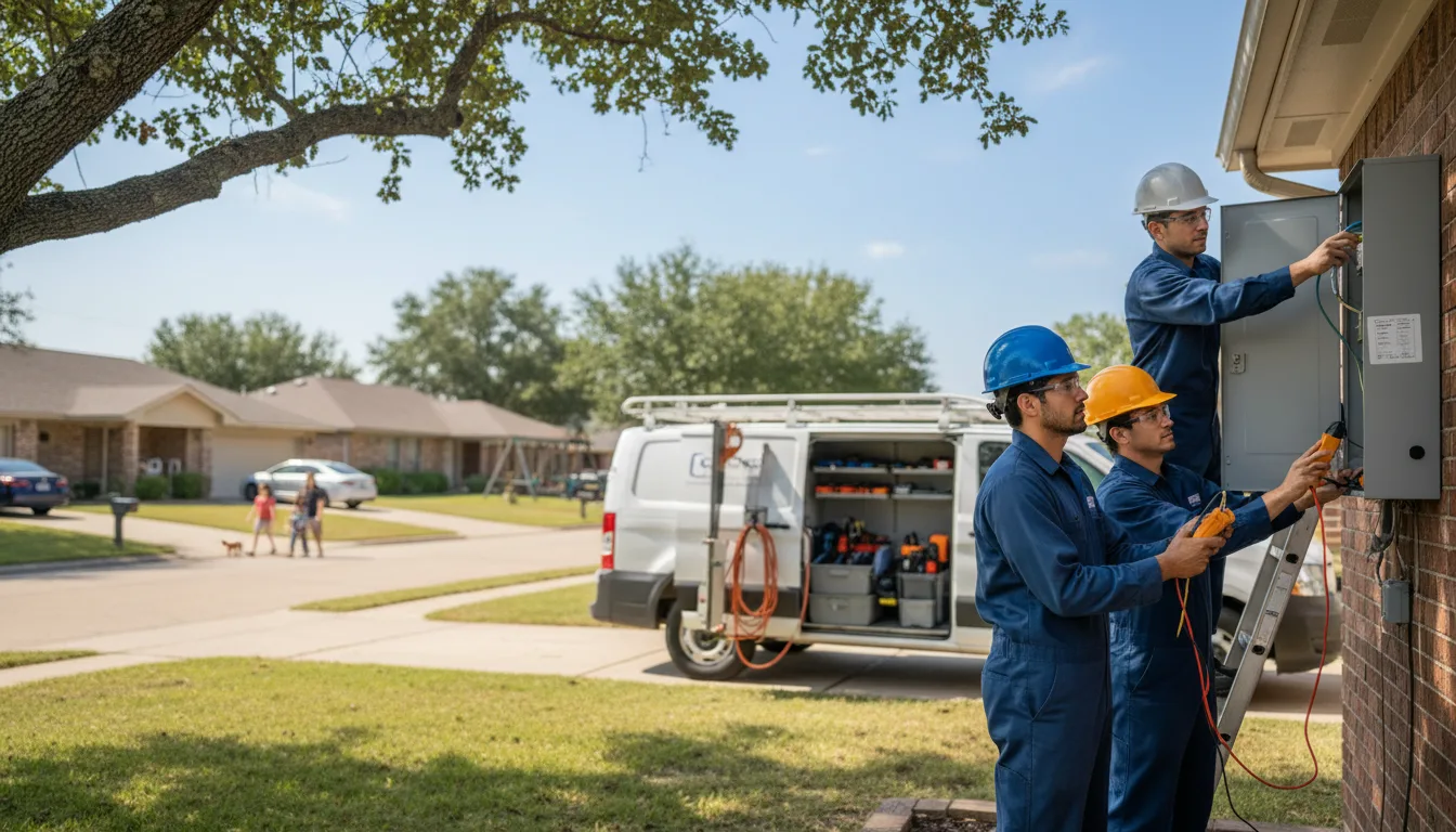 Certified electrician providing emergency electrical services in Kingsville, OH